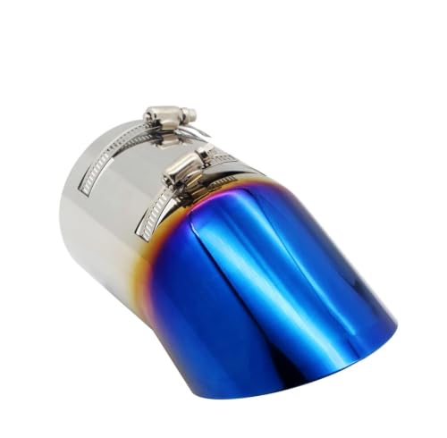 Tubo de escape de 96mm universal para personalizar tu coche con estilo y acero inoxidable