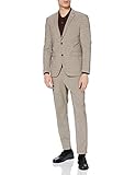 Standard ESPRIT Collection Herren 100EO2M301 Business-Anzug Hosen-Set, 202/DARK Brown 3, 56