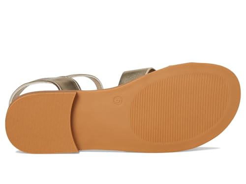 Steve Madden Girls Shoes Girls Haydlyn Flat Sandal, Gold, 2 Little Kid3