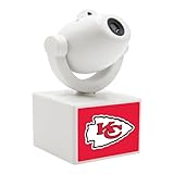 Sporticulture NFL American Football Kansas City Chiefs - Adjustable Led Mini Spotlight Projector with 6 Team Logo Designs - Portable & Rechargeable Spotlight - Battery-Operated - 4.375” x 3.125”