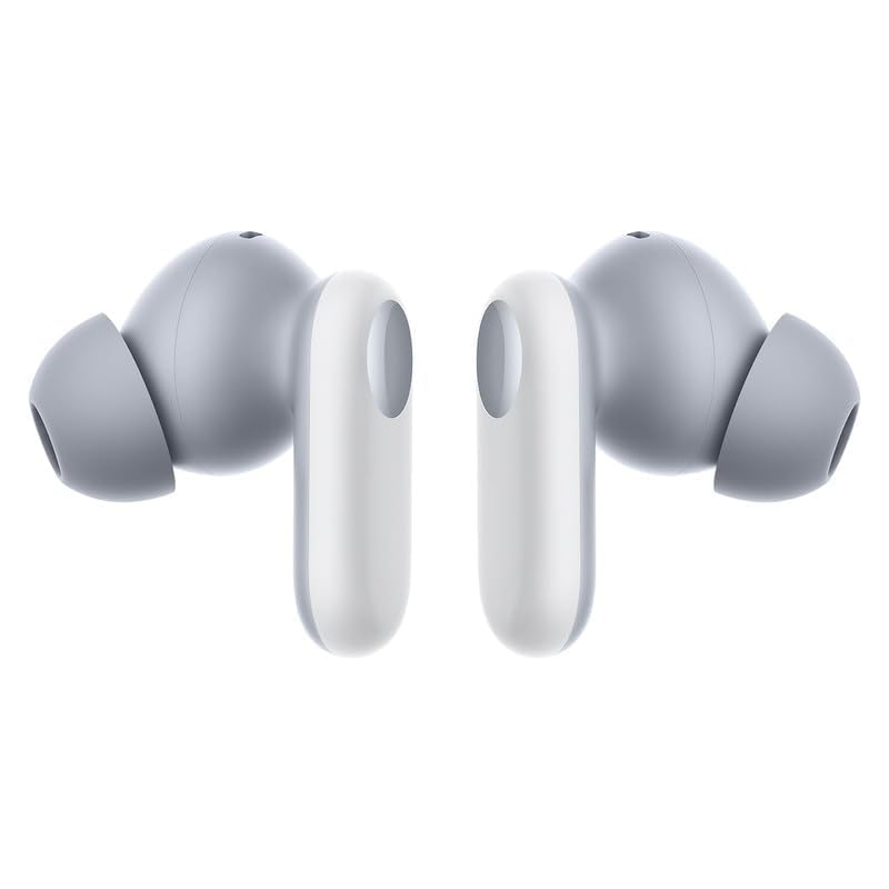 Image of Original Buds 2r for OnePlus Nord Bluetooth Earphones Featuring Mic 12.4mm Sound Drivers 38Hour Battery QuadMic Calling (Black) (White)