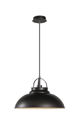 Preisvergleich Produktbild Lucide HAMOIS - Pendelleuchten - Ø 40 cm - 1xE27 - Grauguss