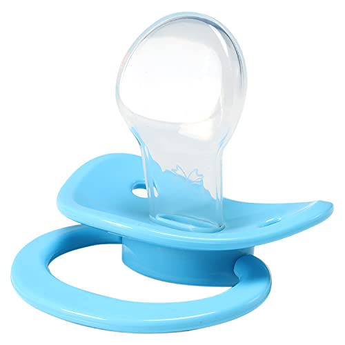 Image of CutiePlusU Adult Sized Pacifier Large Shield Blue
