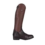 reitstiefel braun lack  QHP Damen Reitstiefel Birgit Leder/Synthetik (braun, 39)