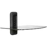 OmniMount OWS22 Single Shelf AV Wall Mount, Store Small Audio and Video Components Weighing Up to 22 lbs Beneath Your Wall Mounted TV, 16-42 Inches