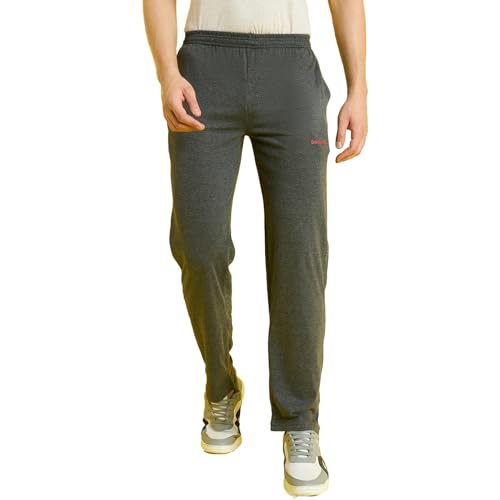 Image of bearbrother Men's Regular Fit Solid Trackpants