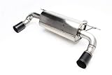 Dinan D660-0045-BLK Free Flow Axle-Back Exhaust - Compatible with 2012-2016 BMW 335i/435i