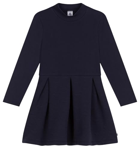 Petit Bateau A0BFE Robe Manches Longues Fille, Smoking 4 Ans