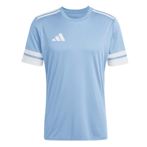 adidas Herren Squadra25 Jersey Short Sleeve Shirt Team Light Blue/White L