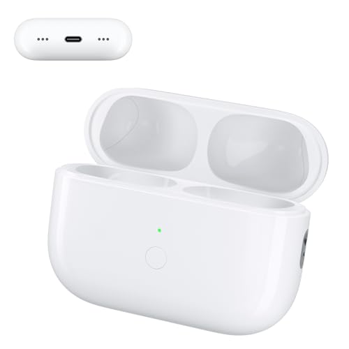 Replacement Airpod Pro Case Charging, Wireless Charging Case Compatible for Air Pod Pro 1st & 2nd Generation, Airpods Pro 2 Charging Case Replacement, USB-C
