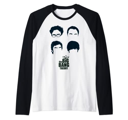 US Big Bang Theory +Logo Group Hair 01 Camiseta Manga Raglan