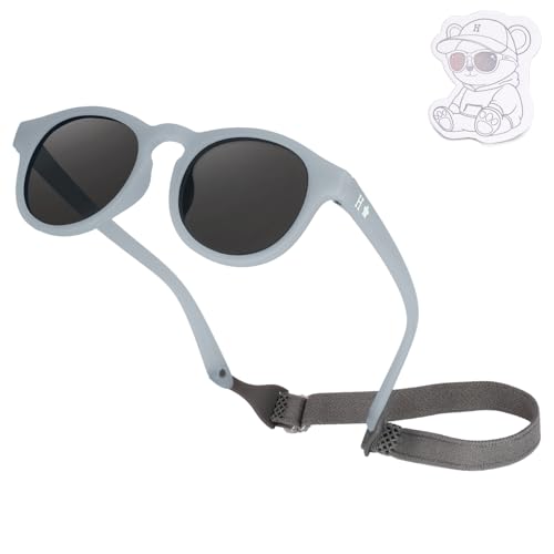 HECCEI Baby Sonnenbrille UV Schutz Polarisiert Pebble ColorShift...