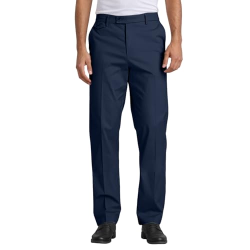 Pantalon habillé décontracté en sergé confortable et élégant