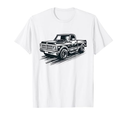 Camion Vintage Old Classic School American Pickup Retro Farm T-Shirt