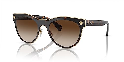 Versace VE 2198 125213 Havana Plastic Phantos Sunglasses Brown Gradient Lens - image 1