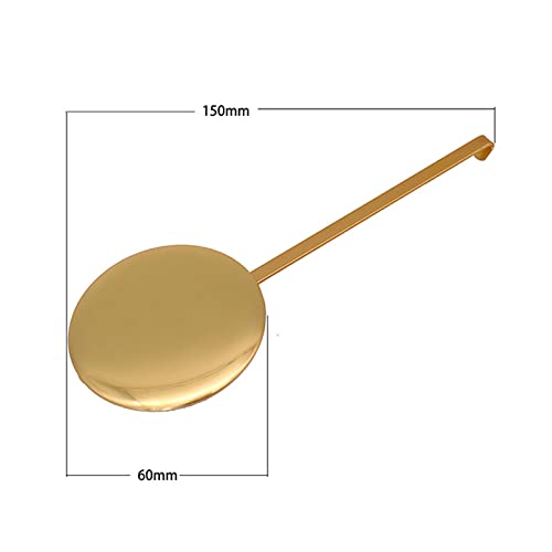 Korenjul Quartz Wall Clock Accessories Pendulum Metal Pendulum High Gloss Gold Custom Size Pendulum (Round) #TOP1