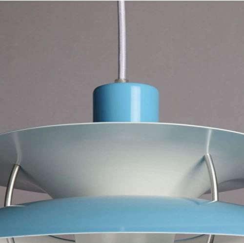 Ojrg Nordic Chandelier Simple Modern Creative Aluminum Pendant Light Bar Western Restaurant Ceiling Light Fixture E27 For Kitchen Island Dining Room Bedroom Hallway Living Room (Color : Orange, Size #TOP5