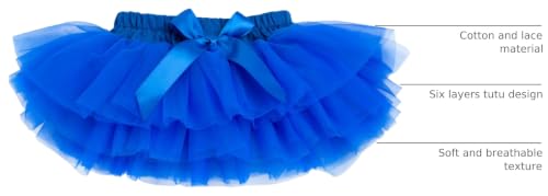 Image of Anbaby Baby Girls Soft Tutu Skirt Toddler Ruffled Pants Diaper Cover