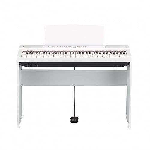 Pack Yamaha P121 blanc – Piano numérique – 73 touches + Stand Yamaha - Les Beatles, Paul McCartney, John Lennon, RIngo Starr, George Harrison Pack Yamaha P121 blanc - Piano numérique - 73 touches + Stand Yamaha