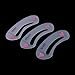3Pcs/Set White Makeup Plastic Eyebrow Drawing Guide Cards Reusable Automatic Brow Stencils Template Grooming Shaping DIY Cosmetic Tools Easy to Draw The Eyebrow Tools and Accessories