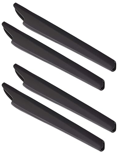 Image of BLAZERBUCK Replacement Temple Sleeves Ear Socks for Oakley Bottle Rocket OO9164 Sunglass - Black + Black