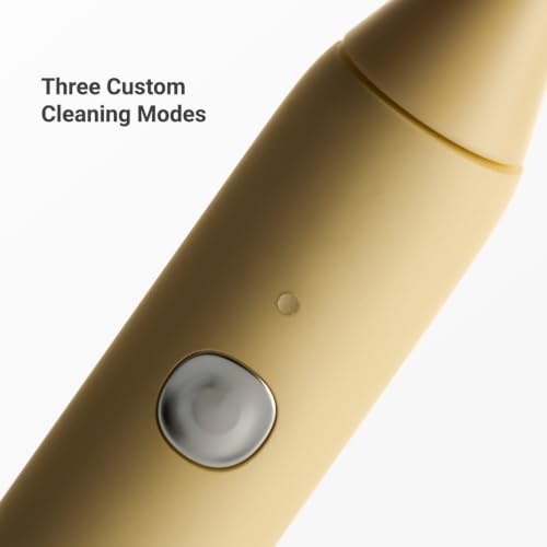 Image of Salt. Oral Care Wand Sonic Electric Toothbrush - Oat Yellow | USB Rechargeable | Use with 5W Charger