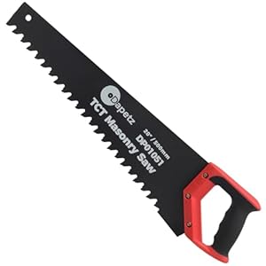 Dapetz ® 500mm TCT Masonry Saw 20" - Cuts Brick, Aerated Concrete Blocks, Slate, Breeze Block and Cement Soft Pistol Grip for Stability Tungsten Carbide Tip
