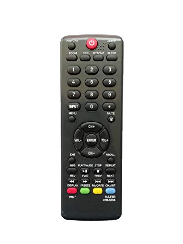 Image of LipiWorld HTR-D09B HR27 Remote Control (Suitable for Haier Led Tv Old Exactly Same Will Only Work) Compatible for Haier Tv Remote