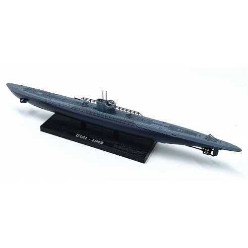 Lllunimon 1/350 U181-1942 Submarine Diecast Model World War II German Metal U-Boat Military Warship Model for Display - Image 3