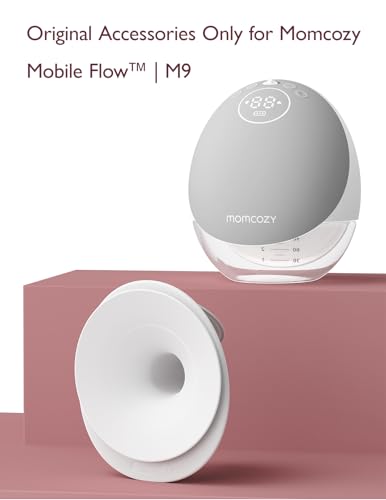 Image of Momcozy Original Replacement Accessories for Upgraded Mobile Flow | Upgraded M9,Original Upgraded M9 Breastfeeding Parts,24mm Flange,1 Pack