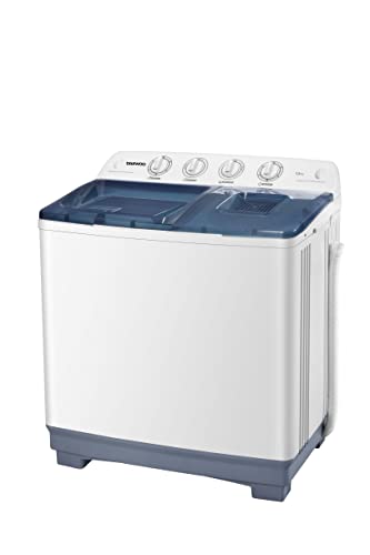 Daewoo - 13 Kg Twin Tub Semi Automatic Washing Machine - White - DW-T131WD - 1 Year Warranty.