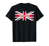 Unique Novelty Sevenoaks Gift For Men Women Item Related To Union Jack Proud UK Local Tourist Holiday Memorabilia Souvenir