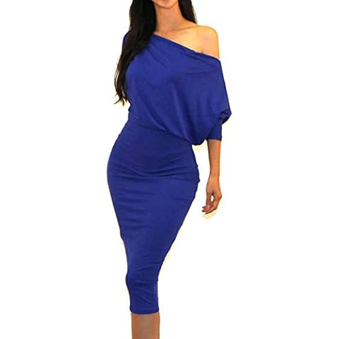 Vivicastle One Shoulder Draped Midi Dress Cover