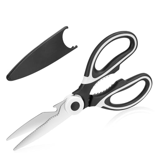 Tesoura de Cozinha Multiuso 20,5 cm - Aço Inoxidável Durável, Lav...