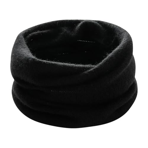 Queenbox Damen-Halstuch aus Kaschmir, modischer Halswärmer für den Winter, weicher Halsschal, Strick-Schlauchschal für Damen