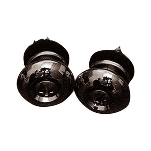 2PCSメタルギターストラップロックギターストラップボタンギターストラップボタンエンドピンの取り付けネジとフェルトクッション