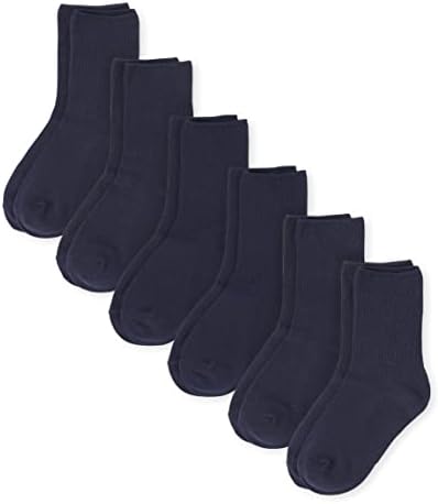 The Children’s Place Boys Dressy Crew Socks 6-pack