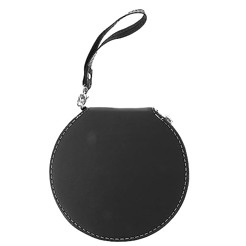 KONTONTY Capacity CD Storage Case Portable Disc Dvd Organizer for Home and Travel Lightweight Design with Zipper Closure for Easy Access and Space Saving