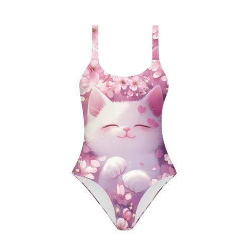 Image of Teens One-Piece Swimsuit Training Athletic Bathing Suits Quick Dry Beach Sport Swimwear Girls Dance Tank Leotards