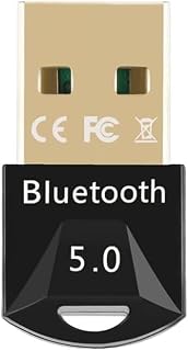 Bluetooth USB Dongle Stick, Bluetooth Adapter 5.0 Receiver Audio Aux Transmitter Wireless USB Receiver for Keyboard, PC, Mobile