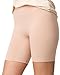 Nur Die Reibungslos Shorts Radlerhose Radler Kurze Leggings Unterziehhose Hose unter Kleid Rock Unterhose mit Bein Damen, Beige, S