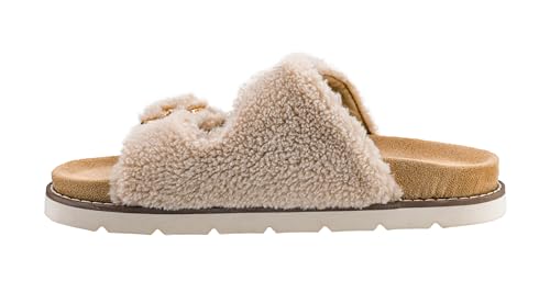 Corkys Footwear Womens Feelin Saucy Double Buckle Sandals - Featuring Two Straps With Adjustable Buckles, A Lug Sole, and Soft, Cushioned Insoles for All Day Wear