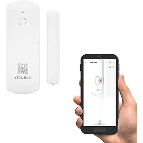 YoLink Door Sensor, 1/4 Mile World's Longest Range Smart Home Wireless Window Door Sensor, Smart Sensor with Remote Monitor App Notifications Open Reminder - YoLink Hub Required Cover