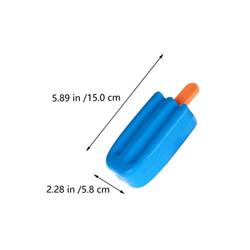 POPETPOP 2Pcs Resfriamento Mordedor Mastigar Brinquedos para Cães de Estimação Ice Cream Forma Cacho