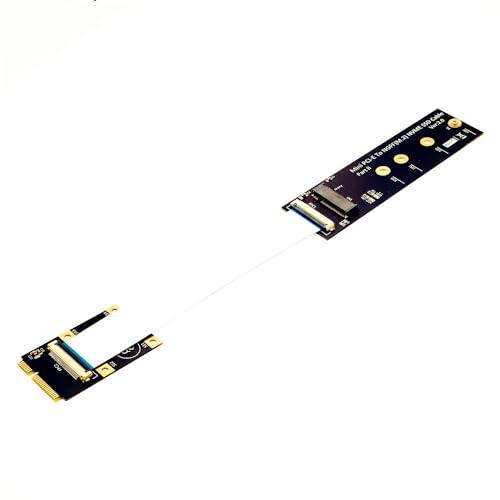 KAGAUOAS M.2 (NGFF) NVME SSD to Mini PCI-e Adapter with FFC Cable