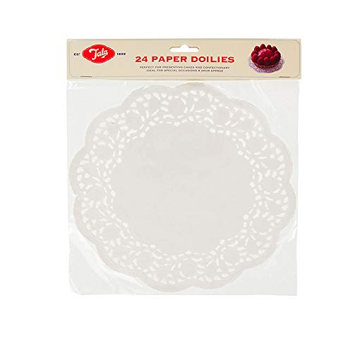 Tala 24 Paper Doilies, White | 26cm | Originals