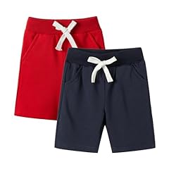 2 Pack Navy Blue/Red