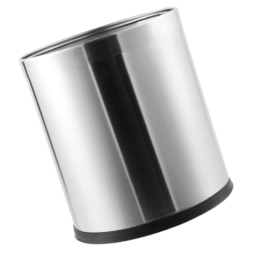 Caneca de basura de acero inoxidable para dormitorio y oficina miniatura 1