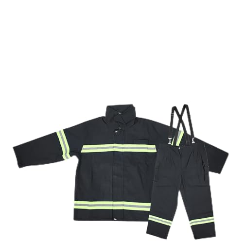 Flammhemmende Kleidung, Hitzebeständige Feuerwehrmann-Schutzgsm-Toröffner Feuerfester Relaisschalter Reflektierende MantelhoseXL (XXL)