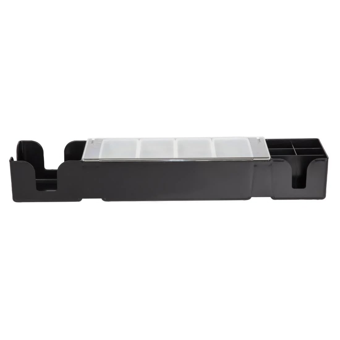 Beaumont - D871 Gewürz- und Serviettenspender, multifunktional, für Tisch, Küche, schwarz
